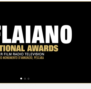 TEst: 47th Flaiano International Awards Literature Theater Film Radio Television with golden Pegasus Award Statue
                  